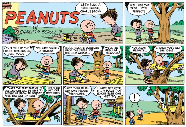 peanuts comic color